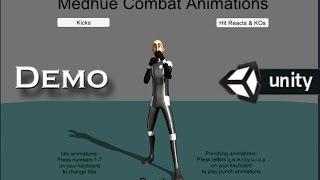 Medhue Combat Animations for Unity3D