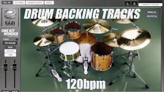 DRUM BACKING TRACKS 120bpm GGD GET GOOD DRUMS ONE KIT WONDER MODERN FUSION in KONTAKT