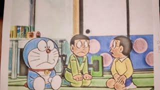 Doraemon Flipbook #2 | Nobita meets Doraemon for the first time | Inspired by Flip Book Artist