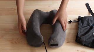 Travelrest travel pillow - how to pack it up