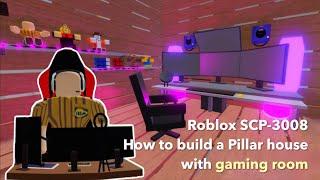 How to build a Pillar house with gaming room | Roblox SCP-3008 House idea