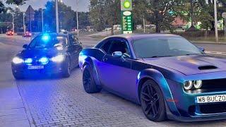 ZATRZYMANIE POLICJI - DODGE CHALLENGER HI_5 [nagranie]