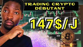 Comment TRADER la CRYPTOMONNAIE pour DEBUTANT: Je gagne 147$ / jour