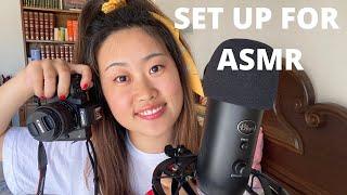 How to set up camera and Blue Yeti to film ASMR videos | How to make ASMR videos | Canon M50