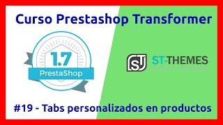  Curso PrestaShop Transformer ‍ #19 Crear tabs de producto personalizadas