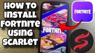 How to get Fortnite Mobile On iOS Using Scarlet iPA Signer *TUTORIAL* Outside of the EU NO PC