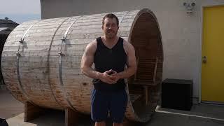 Redwood Outdoors Porch Sauna Review - Colin Jenkins from Connect the Watts