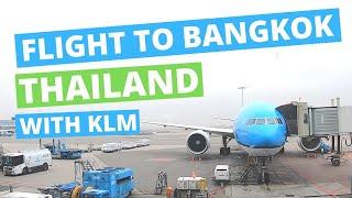 Flight to Bangkok Thailand with KLM 2020