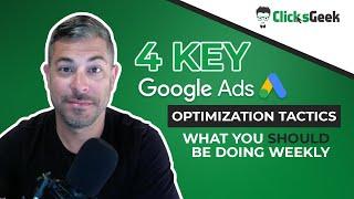 Google Ads Optimization Checklist | What You Should Be Doing Weekly