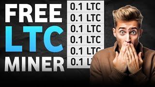 0.1 LTC Per Hour + Live withdrawal  Free Litecoin mining site 2024