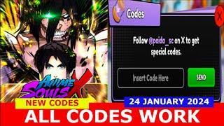 *NEW CODES* [UPD 5] Anime Souls Simulator X ROBLOX | ALL CODES | JANUARY 24, 2024