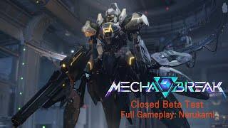 Mecha BREAK Closed Beta: Narukami Full Gameplay