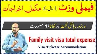 Total expenses of Family visit visa in saudi arabia | Family visit visa complete guide | Saudi info