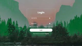 Create a Stylish Login Form Using HTML and CSS - Step-by-Step Tutorial