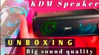 Kdm Speaker Sound Bar : Kdm Trend model Speaker Review