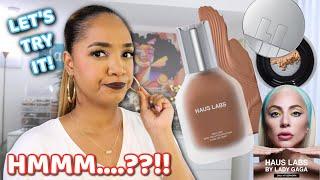 HAUS LABS Triclone Skin Tech FOUNDATION & Bio-Blurring POWDER REVIEW...OILY SKIN...NAAH??!!