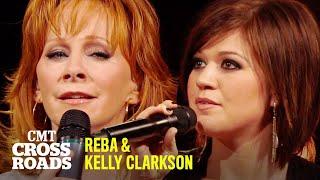 Reba & Kelly Clarkson Perform "Does He Love You" | CMT Crossroads