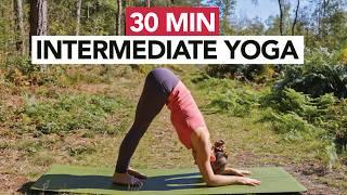 30 Min Intermediate Yoga Flow to Improve Strength & Flexibility