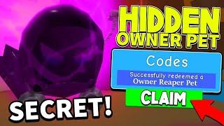 HIDDEN OWNER HALLOWEEN OP PET CODES IN BUBBLE GUM SIMULATOR!