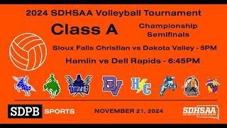 2024 SDHSAA Volleyball Championships Class A (Championship Semifinals) | SDPB Sports