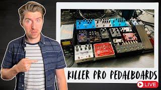 How The Pros Setup Pedalboards  LIVE