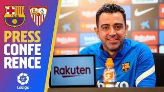  LIVESTREAM: XAVI PRESS CONFERENCE (BARÇA - SEVILLA)