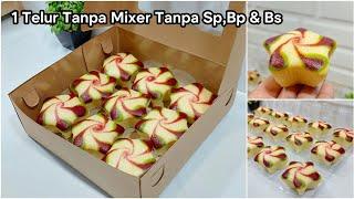 ENAK BANGET CUMA TEPUNG SUSU 1 TELUR||cuma diaduk-aduk tanpa mixer‼️tips anti gagal lengkap