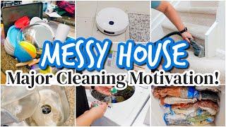 MAJOR CLEANING MOTIVATION | MESSY HOUSE CLEAN WITH ME BEFORE THE HOLIDAYS