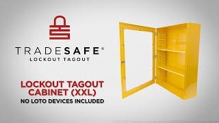 Lockout Tagout Cabinet (XXL) - No LOTO Devices | TRADESAFE