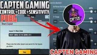 [NEW] Captain Gaming New Layout Control Code And Sensitivity 2021|| PUBG MOBILE