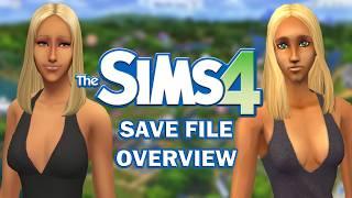 i turned the sims 4 into the sims 2 | save file overview