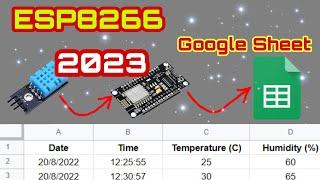 NodeMCU Save Data on Google Sheet 2023 | JAKK DIY