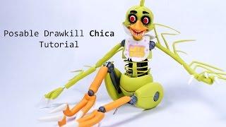 Drawkill Chica / CHICA-b0t Posable Figure Polymer Clay Tutorial