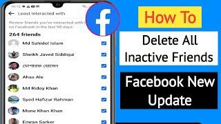 How To Delete Inactive Friends On Facebook In One Click (New Update 2023) ||