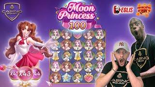 AMAZING BIG WIN ON MOON PRINCESS 100 (Play'n GO) SLOT