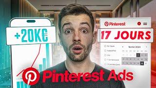 +20 000€ sur les 17 derniers jours avec Pinterest Ads | Ma Stratégie 2024