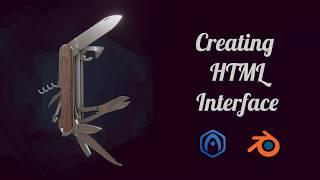 Verge3D for Blender Basics - Part 5 - Creating HTML Interface