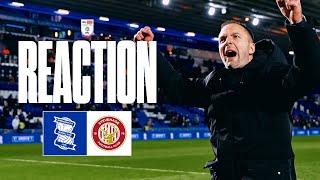 REACTION | Chris Davies | Birmingham City 2-1 Stevenage