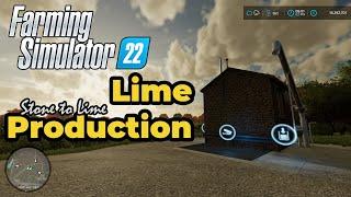 FS22 - Lime Production #Mod (Stone to Lime)