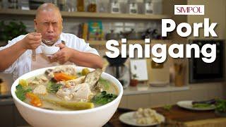 Filipino favorite sour soup! Pork Sinigang Recipe | Chef Tatung