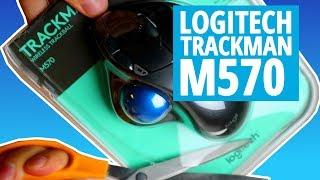 Logitech Trackman Wireless Trackball M570 Unboxing