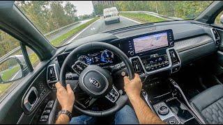 Kia Sorento IV 2021 | 1.6 T-GDI 230 HP | POV Test Drive #620 Joe Black