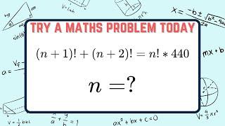 Infinite Cancelations, Solving A Factorial Equation