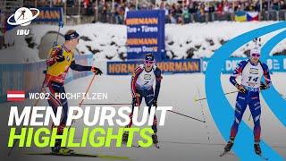 World Cup 24/25 Hochfilzen: Men Pursuit Highlights