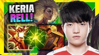 LEARN HOW TO PLAY RELL SUPPORT LIKE A PRO! - T1 Keria Plays Rell Support vs Leona! | Season 11