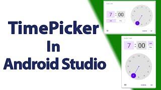 How to Implement Time Picker Dialog in Android Studio