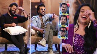 Ram Charan and NTR Reaction On Funny RRR Memes | Rajamouli | Suma | Manastars