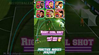 eFootball 24 || Best Right curl shot player  #efootball #pes #pes2021 #viral #shorts #messi