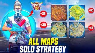 (All Maps) Solo Rank Push Strategy  For Grandmaster Rank Push  | Br Rank Push Tips | Utkarsh FF