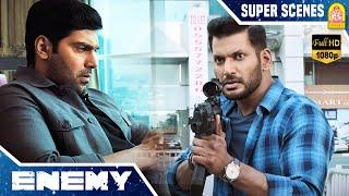 ரூல்ஸ் படி இத வெளியில யாருக்கும் சொல்ல கூடாது | Enemy Full Movie | Vishal | Arya | Mirnalini Ravi